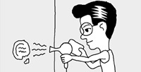 シールをきれいにはがすには