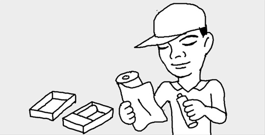 電池のサイズが小さいときは