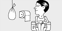 トイレがジメジメするときは