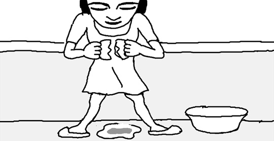 生卵が割れてしまったら