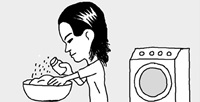 衣類の色をよみがえらせるには