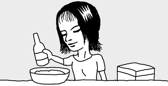 古いコメを炊くときは