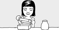 タッパーにキムチのにおいが付いてしまったら
