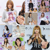 フォトコレクション：スターたちのネイルアート集