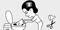 トイレが詰まったときは