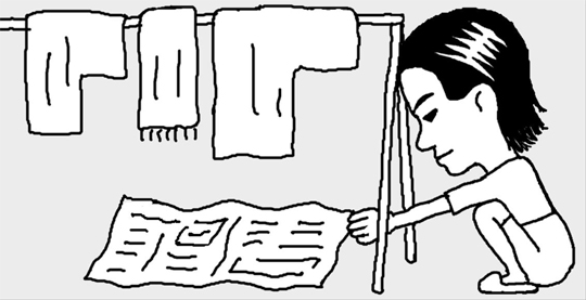 洗濯物を部屋干しするときは