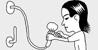 シャワーヘッドに水あかが付いたら