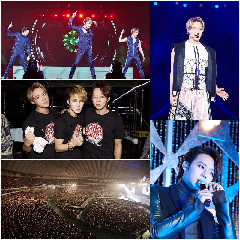 JYJ東京公演、ファン10万人が熱狂