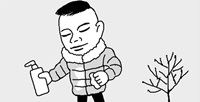 ジャンパーにファンデがついたら