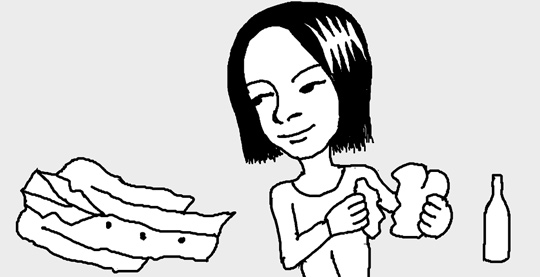 コートの襟汚れを落とすには