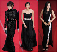 セレブ・ファッション:女優たちの黒ドレス