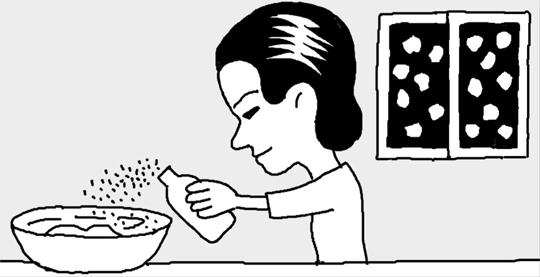 洗濯物が凍らないようにするには