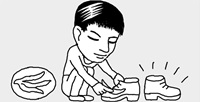 革靴のツヤを出すには
