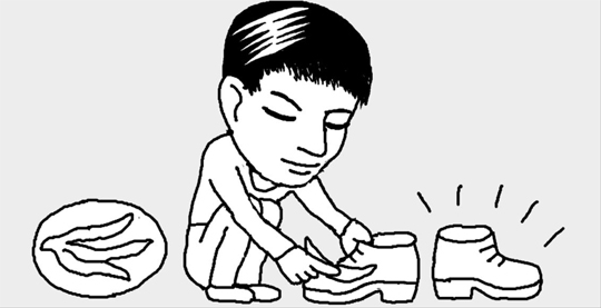 革靴のツヤを出すには