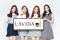 KARA、コリアナ化粧品のモデルに