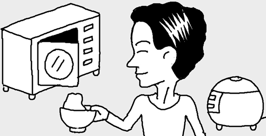 残りご飯を保温するときは