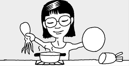 タコをゆでるときは大根を