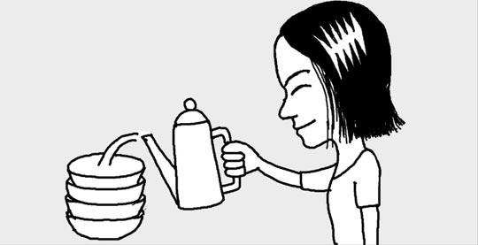 重ねた器が抜けなくなったら