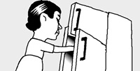 冷蔵庫のドアのカビを取るには