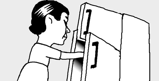 冷蔵庫のドアのカビを取るには