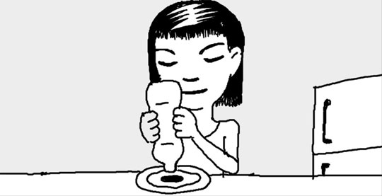 卵の黄身と白身の簡単な分け方