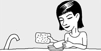 せっけんを長く使うには
