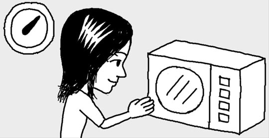 クルミの不純物を取り除くには