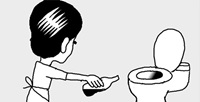便器の頑固な汚れには