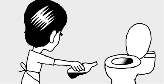 便器の頑固な汚れには