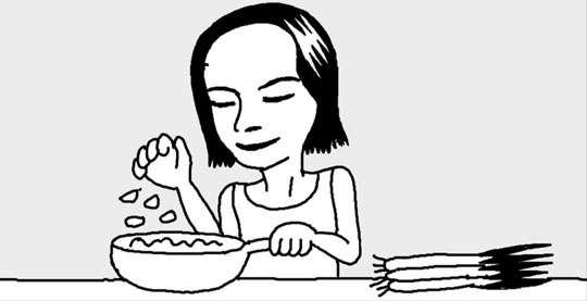 揚げ物をするときは