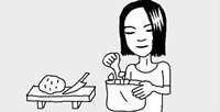パンがパサつかないようにするには