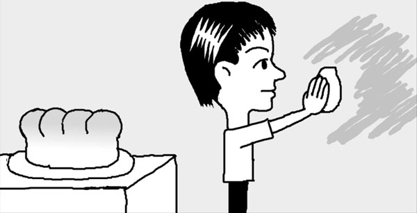 壁紙に付いた汚れを落とすには