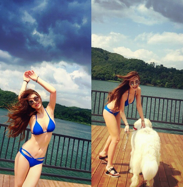 カン・イェビン、ビキニ写真公開