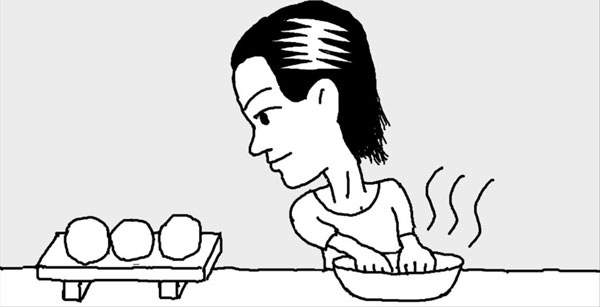おにぎりを作るときは