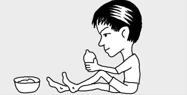 かかとの黒ずみには