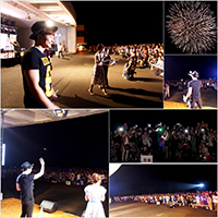 パク・シフ、日本でファンと花火を楽しむ
