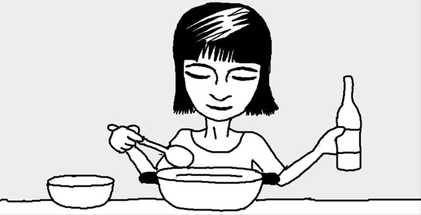 麺をゆでるときは