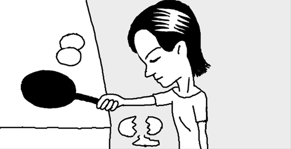 卵を落としてしまったら