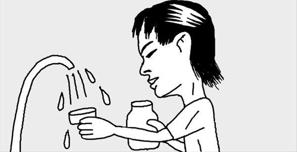 ケチャップがふたに付いてしまったら