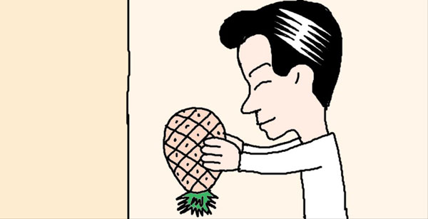 パイナップルを保存するときは