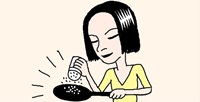 揚げ物をするときは