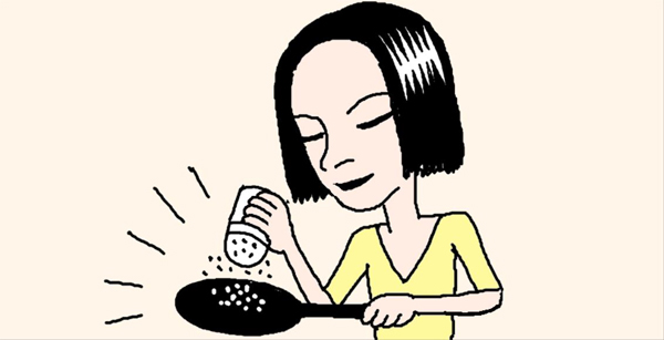 揚げ物をするときは