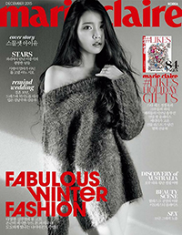 【フォト】IUが表紙を飾る=「marie claire」