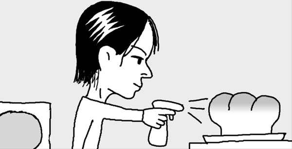 硬くなったパンを柔らかくする方法