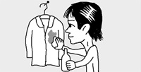 服にケチャップが付いたら