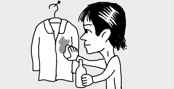 服にケチャップが付いたら