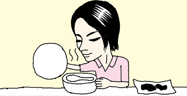 ご飯が焦げたにおいをなくすには