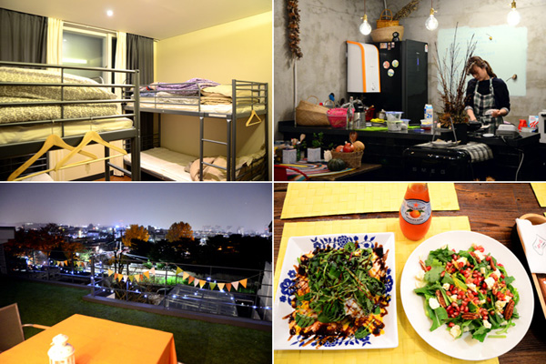 欧風家庭料理店「アメリ」と、レストランと宿泊施設が併設されている「スリーピング・テーブル」。
