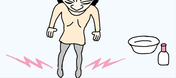 ストッキングの静電気を抑えるには
