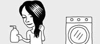 柔軟剤がない時は